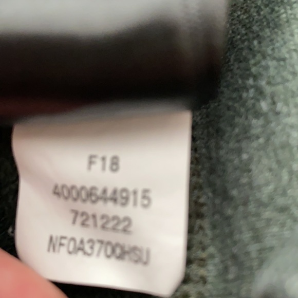 The North Face Dark Green Terry Zip Hoodie - Picture 6 of 6